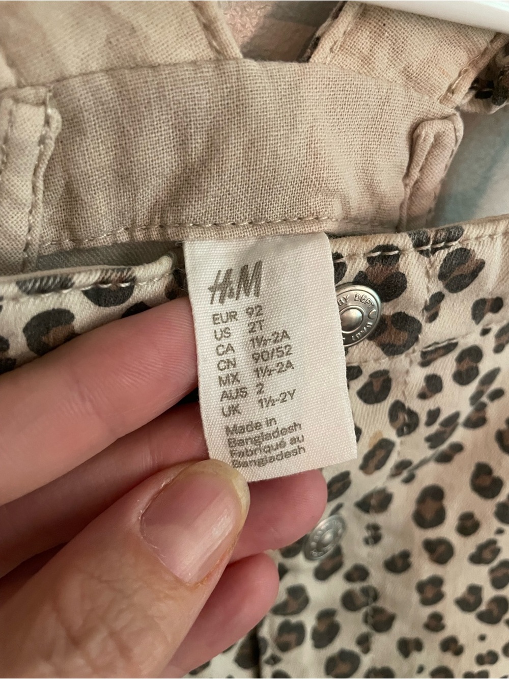 H&M Leopard Print Ruffle-Strap Overall Dress - Picture 4 of 6